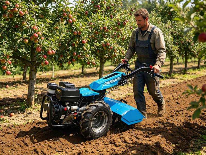 Orchard Inter-Row Mowing Orchard Inter-Row Mowing