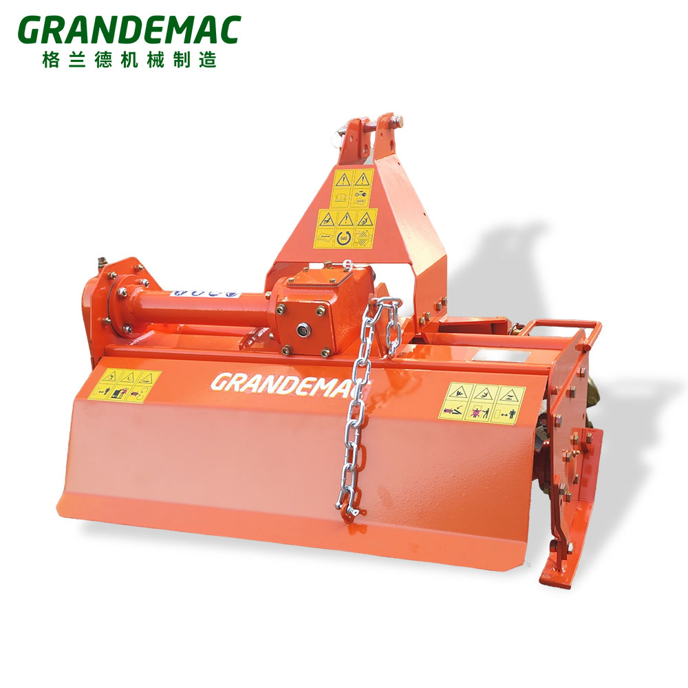 Rotary Tiller operating in an agricultural field environment