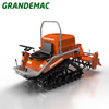 Multi-functional Diesel Micro-cultivator Riding Type Agricultural Rotary Tiller Tractor with Rubber Track
