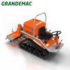Multi-functional Diesel Micro-cultivator Riding Type Agricultural Rotary Tiller Tractor with Rubber Track
