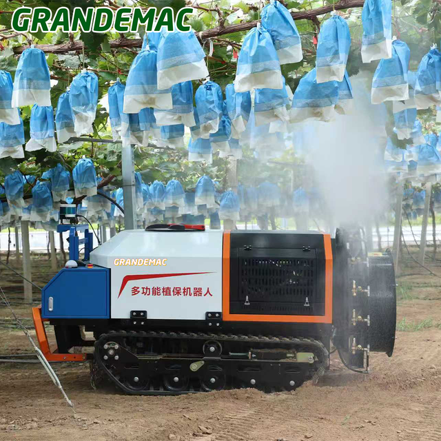 Intelligent Remote-controlled Electric Tracked Sprayer for Large Area Operations And Orchard Protection
