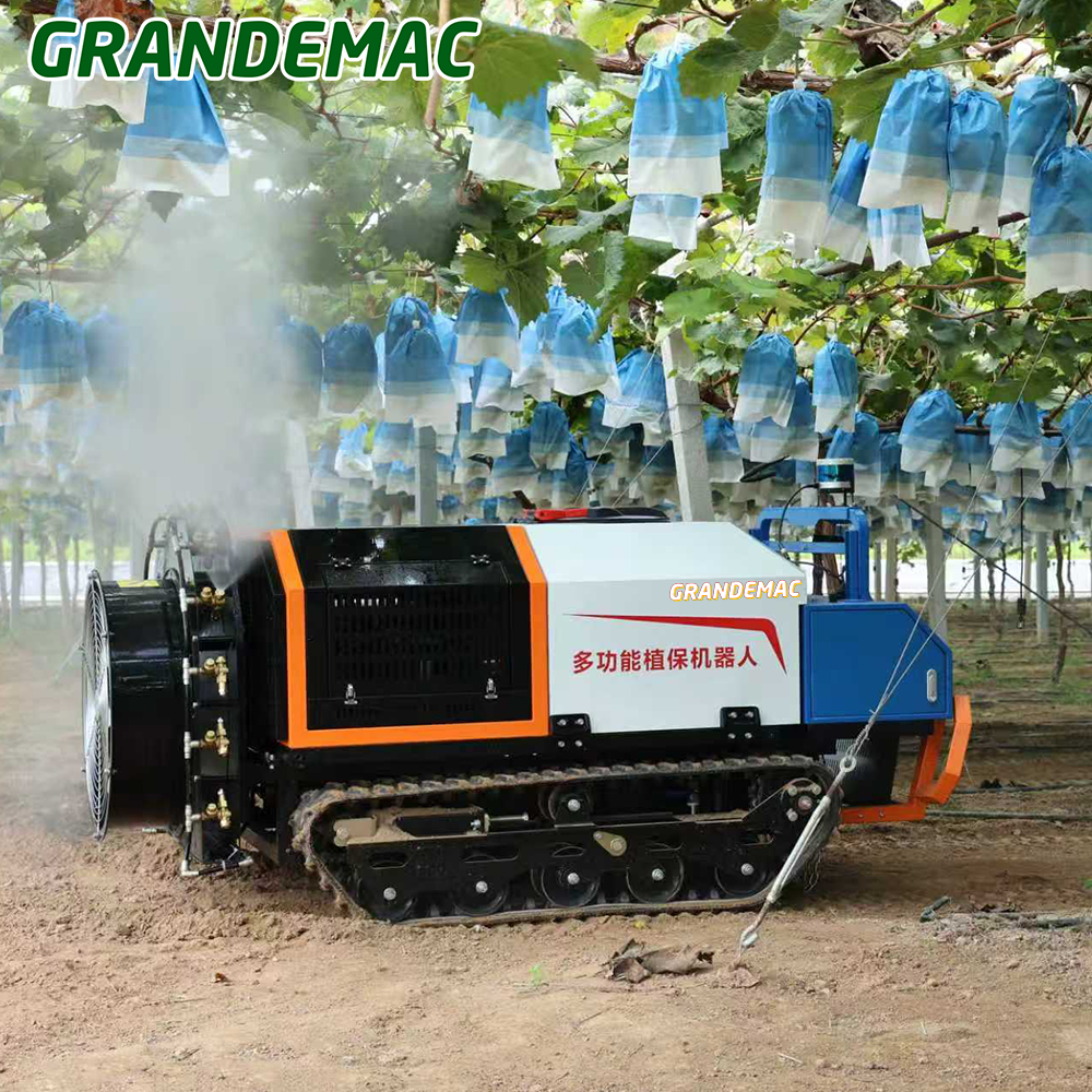 Intelligent Remote-controlled Electric Tracked Sprayer for Large Area Operations And Orchard Protection