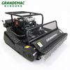 Hybrid Gasoline-Electric Remote Control Tracked flail Mower | 50&deg; Climbing Slope Grass Cutter