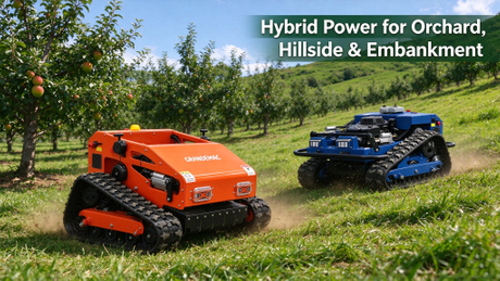- Hybrid crawler lawn mower working on hillside.jpg