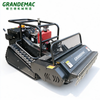 13HP Hybrid Gasoline-Electric Remote Control Crawler Lawn Mower | 800mm Cutting Width, 50&deg; Climbing Tracked FLAIL MOWER for Hillside & Orchard