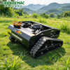 1000mm Hybrid Gas-Electric Remote Control Crawler Lawn Mower | 22HP Loncin Engine, 50&deg; Slope Mowing Robot for Orchard, Hillside & Farm