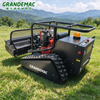 13HP Hybrid Gasoline-Electric Remote Control Crawler Lawn Mower | 800mm Cutting Width, 50&deg; Climbing Tracked FLAIL MOWER for Hillside & Orchard