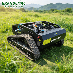 1000mm Hybrid Gas-Electric Remote Control Crawler Lawn Mower | 22HP Loncin Engine, 50&deg; Slope Mowing Robot for Orchard, Hillside & Farm
