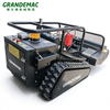 13HP Hybrid Gasoline-Electric Remote Control Crawler Lawn Mower | 800mm Cutting Width, 50&deg; Climbing Tracked FLAIL MOWER for Hillside & Orchard