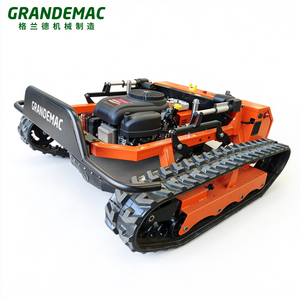 800mm Hybrid Fuel-Electric Crawler Remote Control Lawn Mower（Tank Type RC Weeding Mower）