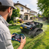 800mm Hybrid Crawler Remote Control Lawn Mower | 16HP Loncin Engine, 50&deg; Slope Mower