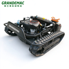 Hybrid Gas-Electric RC Tracked Lawn Mower | 1000mm Cutting Width, 60&deg; Slope Mowing Robot