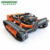 800mm Hybrid Fuel-Electric Crawler Remote Control Lawn Mower（Tank Type RC Weeding Mower）
