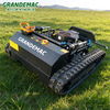 Hybrid Gas-Electric RC Tracked Lawn Mower | 1000mm Cutting Width, 60&deg; Slope Mowing Robot