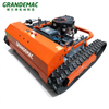 Tracked Remote Control Lawn Mower With Built-in Generator, 60&deg; Climbing RC Crawler Grass Mowing Machine